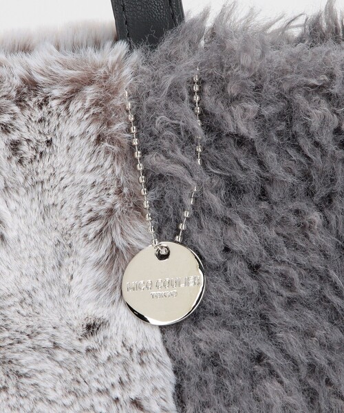 MICO COULIER（ミコクリエ）の「パッチワークファートートバッグ（トートバッグ・レディース・ブラウン系その他/グレー系その他・FREE）」の16枚目の写真