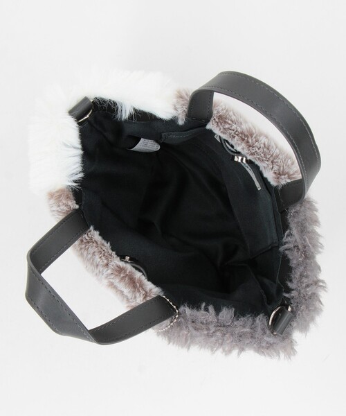 MICO COULIER（ミコクリエ）の「パッチワークファートートバッグ（トートバッグ・レディース・ブラウン系その他/グレー系その他・FREE）」の18枚目の写真