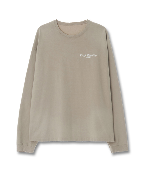 MICHIKO LONDON（ミチコ ロンドン）の「Vintage Washed Graphic Top Beige_Unisex（Tシャツ/カットソー・レディース・その他・MEDIUM/LARGE）」の2枚目の写真