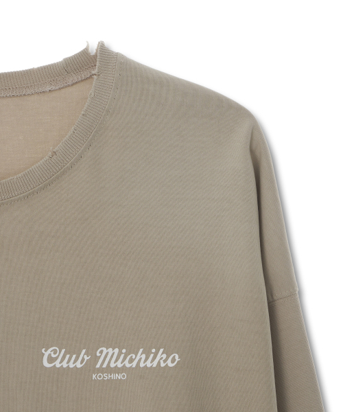 MICHIKO LONDON（ミチコ ロンドン）の「Vintage Washed Graphic Top Beige_Unisex（Tシャツ/カットソー・レディース・その他・MEDIUM/LARGE）」の5枚目の写真
