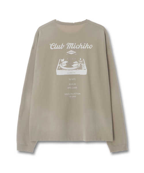 MICHIKO LONDON（ミチコ ロンドン）の「Vintage Washed Graphic Top Beige_Unisex（Tシャツ/カットソー・レディース・その他・MEDIUM/LARGE）」の8枚目の写真