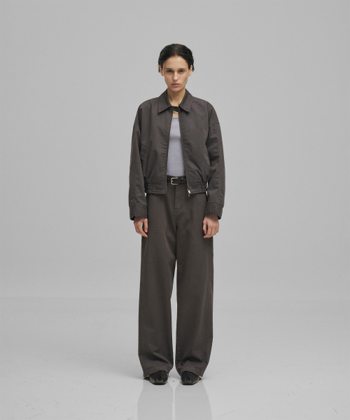ANOTHER OFFICE WOMEN(アナザー オフィス ウーマン)の「w. Bold Harrington Jacket (Charcoal)(その他アウター・レディース・その他・FREE)」の5枚目の写真