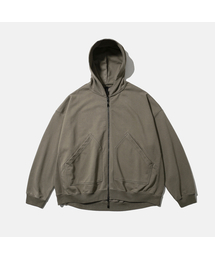 MOIF（モイフ）の「[AW25] BAGGY ZIP HOODED SWEAT / OLIVE（パーカー）」