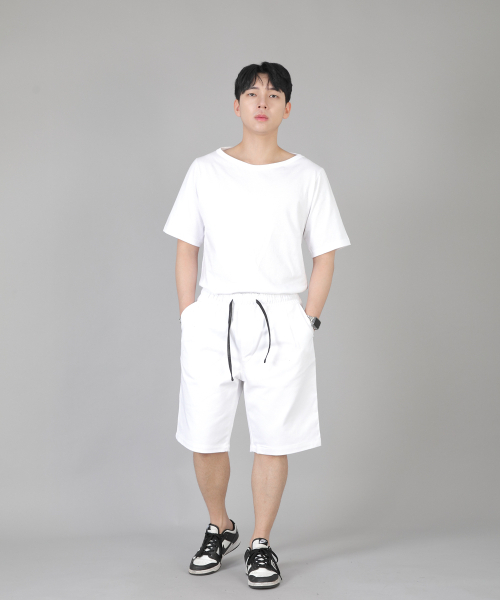 SAINTCREW（セントクルー）の「ピンタックショーツ EPS-350 ホワイト（その他パンツ・メンズ・その他・MEDIUM/LARGE/X-LARGE）」の2枚目の写真