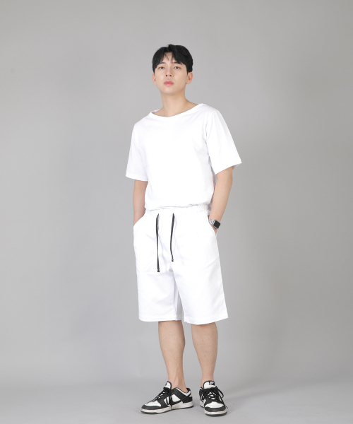 SAINTCREW（セントクルー）の「ピンタックショーツ EPS-350 ホワイト（その他パンツ・メンズ・その他・MEDIUM/LARGE/X-LARGE）」の3枚目の写真