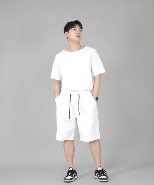 SAINTCREW（セントクルー）の「ピンタックショーツ EPS-350 ホワイト（その他パンツ・メンズ・その他・MEDIUM/LARGE/X-LARGE）」の4枚目の写真