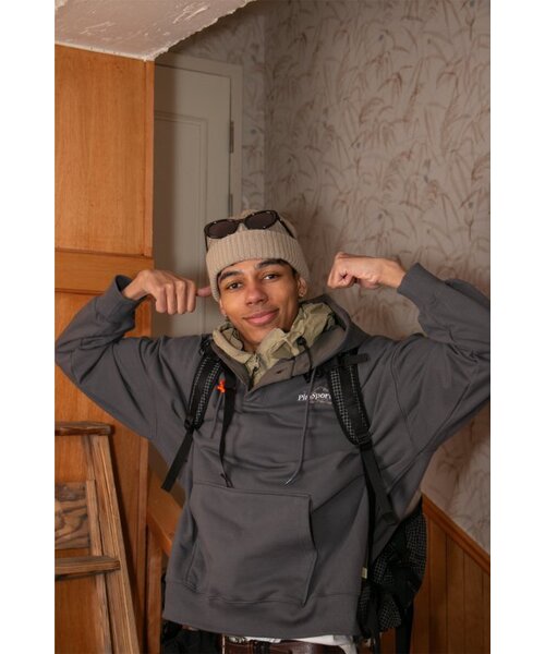 PITHSPORTS(ピース スポーツ)の「E.H.E.S Button Hoodie(Charcoal)(パーカー・レディース・その他・MEDIUM/LARGE)」の3枚目の写真