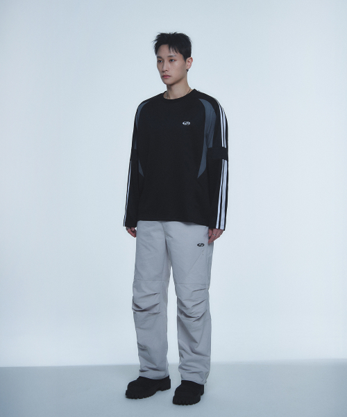 HYUNFIT（ヒョンフィット）の「CURVED LONG SLEEVE-[BLACK]（Tシャツ/カットソー・メンズ・その他・MEDIUM/LARGE/X-LARGE）」の5枚目の写真