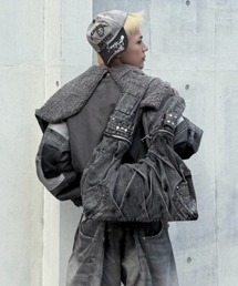 RICH（リッチ）の「【RICH】Crinkle Denim Stone Washed Bag / 【リッチ】ストーンウォッシュドデニムショルダーバッグ（ショルダーバッグ）」