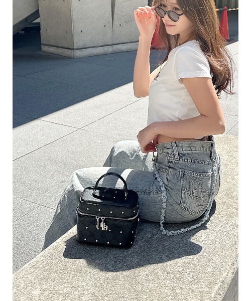 セール】【ZOZO限定！！】ラインストーンキルティングBAG（ショルダー