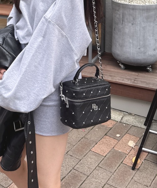 GYDA（ジェイダ）の「【ZOZO限定！！】ラインストーンキルティングBAG/バニティバッグ（ショルダーバッグ・レディース・パープル/ブラウン/その他4/アイボリー/その他3/ブラック/オフホワイト・FREE）」の15枚目の写真