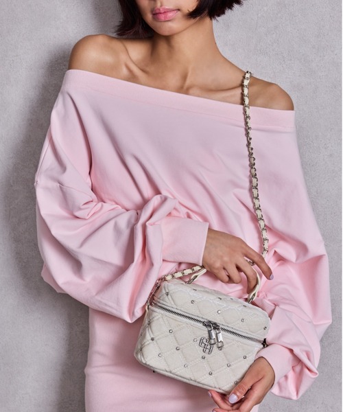 GYDA(ジェイダ)の「【ZOZO限定!!】ラインストーンキルティングBAG(ショルダーバッグ・レディース・パープル/ブラウン/その他4/アイボリー/その他3/ブラック/オフホワイト・FREE)」の20枚目の写真