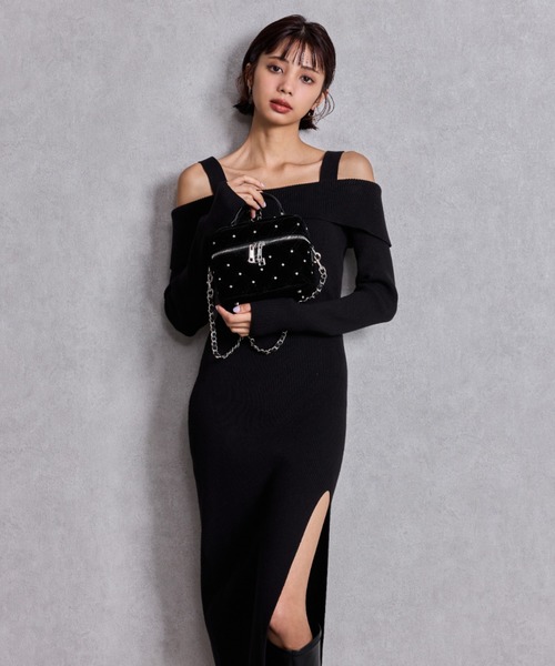 GYDA(ジェイダ)の「【ZOZO限定!!】ラインストーンキルティングBAG(ショルダーバッグ・レディース・パープル/ブラウン/その他4/アイボリー/その他3/ブラック/オフホワイト・FREE)」の17枚目の写真