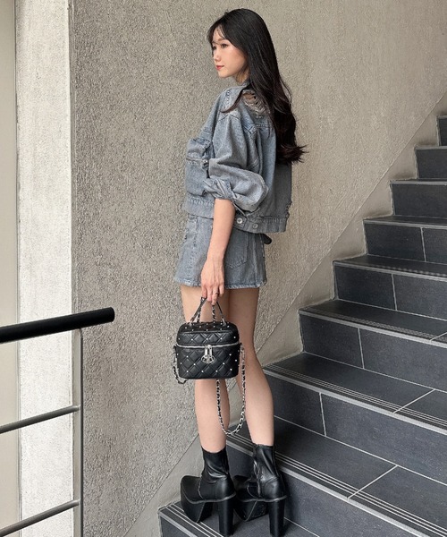 GYDA（ジェイダ）の「【ZOZO限定！！】ラインストーンキルティングBAG（ショルダーバッグ・レディース・パープル/ブラウン/その他4/アイボリー/その他3/ブラック/オフホワイト・FREE）」の18枚目の写真