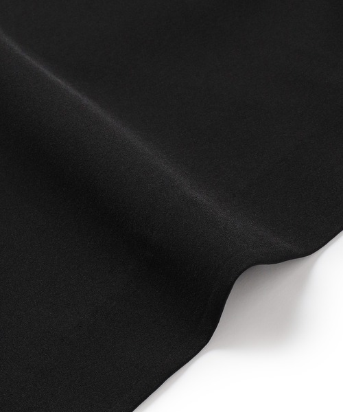 CROSS FUNCTION（クロスファンクション）の「《洗える・シワになりにくい》2点セット 正解 ペプラムブラウス&ワイドパンツ　5サイズ展開【CROSS FUNCTION/クロスファンクション】（スーツセット・レディース・ネイビー/ブラック/ライトベージュ・7号/9号/11号/13号/15号）」の10枚目の写真