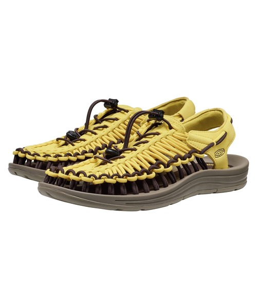 KEEN(キーン)の「KEEN キーン UNEEK ユニーク 1032181(スニーカー・メンズ・ブラウン×イエロー・28.5cm/28.0cm/27.5cm/27.0cm/26.5cm/26.0cm/25.5cm)」の1枚目の写真
