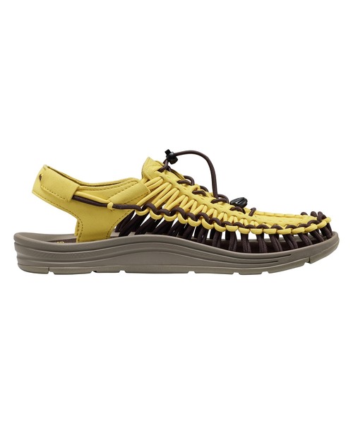 KEEN(キーン)の「KEEN キーン UNEEK ユニーク 1032181(スニーカー・メンズ・ブラウン×イエロー・28.5cm/28.0cm/27.5cm/27.0cm/26.5cm/26.0cm/25.5cm)」の3枚目の写真
