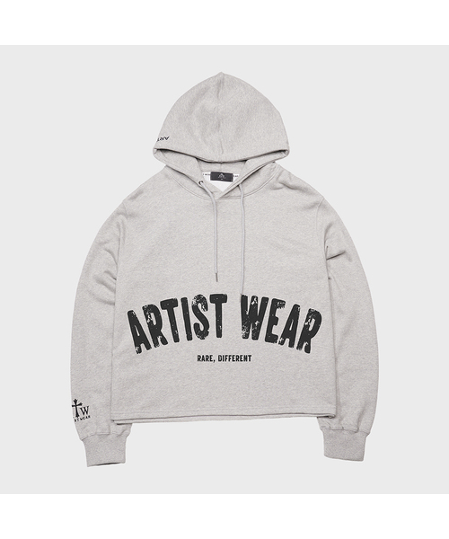 ARTISTWEAR（アーティストウェア）の「[ATW] アーチロゴイージーフード（パーカー・レディース・ブラック/グレー・MEDIUM/LARGE/X-LARGE/XX-LARGE）」の2枚目の写真