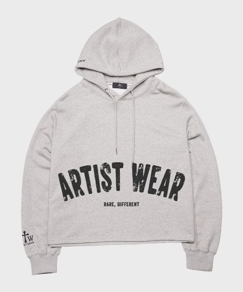 ARTISTWEAR（アーティストウェア）の「[ATW] アーチロゴイージーフード（パーカー・レディース・ブラック/グレー・MEDIUM/LARGE/X-LARGE/XX-LARGE）」の9枚目の写真