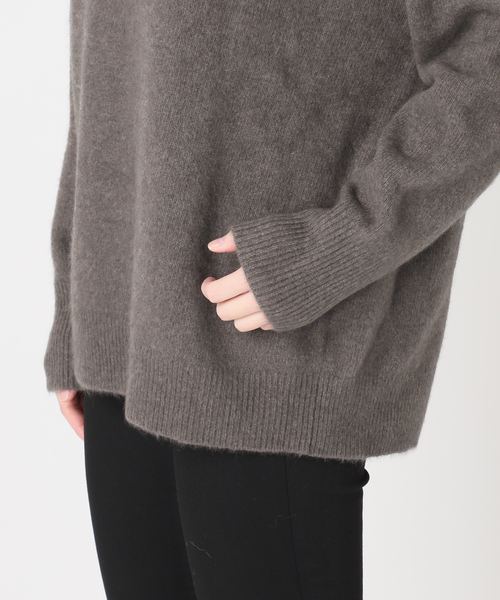 JOURNAL STANDARD(ジャーナルスタンダード)の「FOX WOOL 2WAY Vネックプルオーバー(ニット/セーター・レディース・ブラウン/ライトブルー/ピンク・FREE)」の13枚目の写真