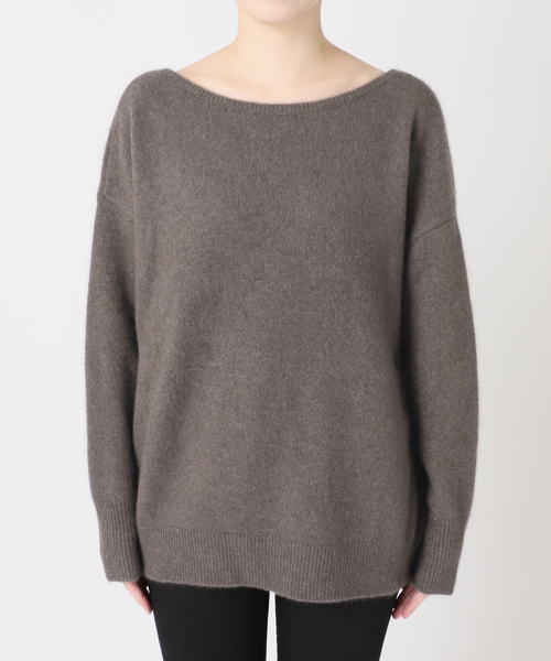 JOURNAL STANDARD(ジャーナルスタンダード)の「FOX WOOL 2WAY Vネックプルオーバー(ニット/セーター・レディース・ブラウン/ライトブルー/ピンク・FREE)」の14枚目の写真