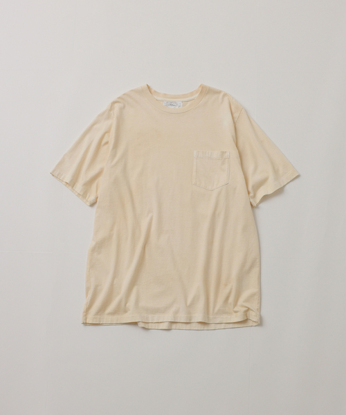 UNFOLLOW（アンフォロー）の「【FOLL / フォル】brushed garment dye tee（Tシャツ/カットソー・メンズ・グレー/アイボリー・3/2）」の2枚目の写真