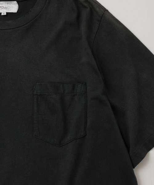 UNFOLLOW（アンフォロー）の「【FOLL / フォル】brushed garment dye tee（Tシャツ/カットソー・メンズ・グレー/アイボリー・3/2）」の4枚目の写真