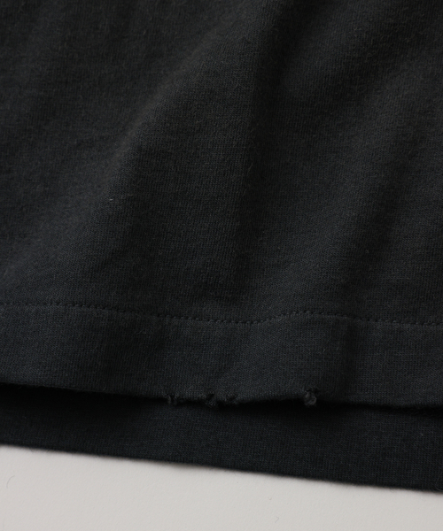 UNFOLLOW（アンフォロー）の「【FOLL / フォル】brushed garment dye tee（Tシャツ/カットソー・メンズ・グレー/アイボリー・3/2）」の5枚目の写真