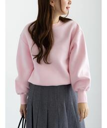 Te chichi | ワンポイント刺繍裏起毛プルオーバー(Tシャツ/カットソー)