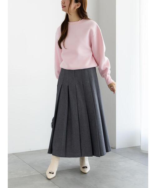 Te chichi（テチチ）の「ワンポイント刺繍裏起毛プルオーバー（Tシャツ/カットソー・レディース・オフホワイト/サックスブルー/ピンク・F）」の5枚目の写真