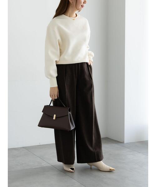 Te chichi（テチチ）の「ワンポイント刺繍裏起毛プルオーバー（Tシャツ/カットソー・レディース・オフホワイト/サックスブルー/ピンク・F）」の12枚目の写真