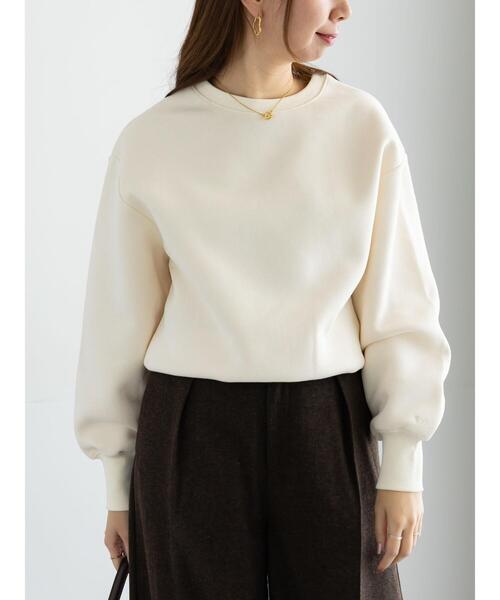 Te chichi（テチチ）の「ワンポイント刺繍裏起毛プルオーバー（Tシャツ/カットソー・レディース・オフホワイト/サックスブルー/ピンク・F）」の13枚目の写真