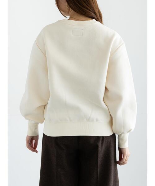 Te chichi（テチチ）の「ワンポイント刺繍裏起毛プルオーバー（Tシャツ/カットソー・レディース・オフホワイト/サックスブルー/ピンク・F）」の14枚目の写真