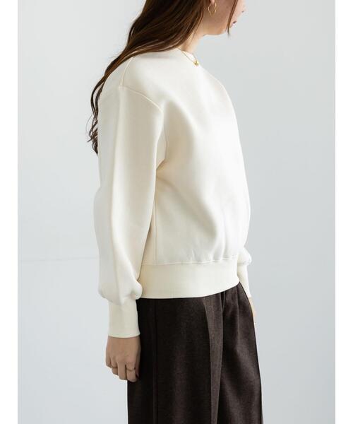 Te chichi（テチチ）の「ワンポイント刺繍裏起毛プルオーバー（Tシャツ/カットソー・レディース・オフホワイト/サックスブルー/ピンク・F）」の15枚目の写真