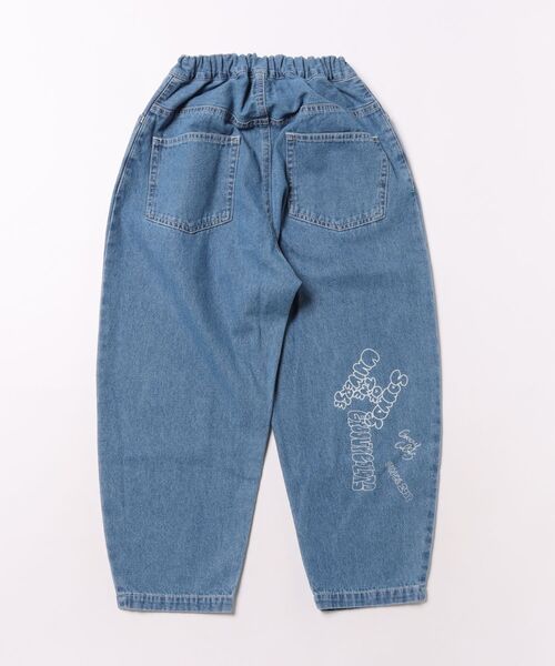 GROOVY COLORS(グルービーカラーズ)の「8oz Denim Graffiti Ballooned Long Pants(その他パンツ・キッズ・ブルー・145/135)」の3枚目の写真