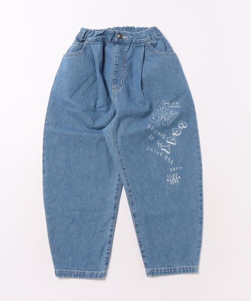 GROOVY COLORS(グルービーカラーズ)の「8oz Denim Graffiti Ballooned Long Pants(その他パンツ・キッズ・ブルー・145/135)」の2枚目の写真