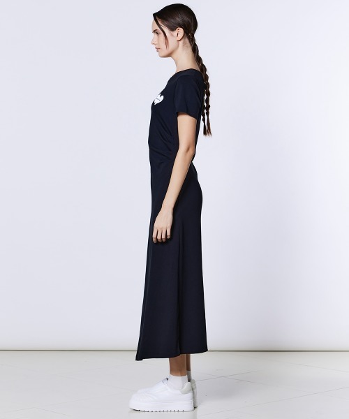 DOUBLE STANDARD CLOTHING（ダブルスタンダードクロージング）の「ウエストサイドタックワンピース（ワンピース・レディース・イエロー/ブラック・38/36）」の4枚目の写真