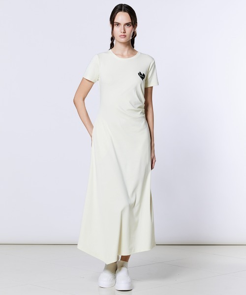 DOUBLE STANDARD CLOTHING（ダブルスタンダードクロージング）の「ウエストサイドタックワンピース（ワンピース・レディース・イエロー/ブラック・38/36）」の15枚目の写真