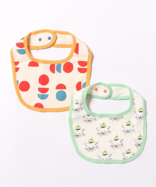 MARKEY'S(マーキーズ)の「2点セット/総柄スタイ(スタイ/よだれかけ・キッズ・マルチ/ホワイト系その他/ブルー系その他・FREE)」の3枚目の写真