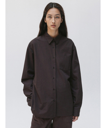 Moia（モイア）の「washed plain shirt (french roast)（シャツ/ブラウス）」