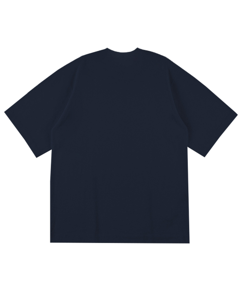 NTET(エンティーイーティー)の「1980バズ オーバーサイズ 半袖Tシャツ ネイビー(Tシャツ/カットソー・メンズ・その他・S/M/L/XL)」の2枚目の写真