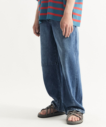 DRAW.M（ドローエム）の「ダートテーパードフィットリラックスデニムパンツ（ブルー）（デニムパンツ）」