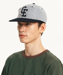 GARDEN EXPRESS（ガーデンエクスプレス）の「GE Applique Wool Ball Cap (grey)（キャップ）」
