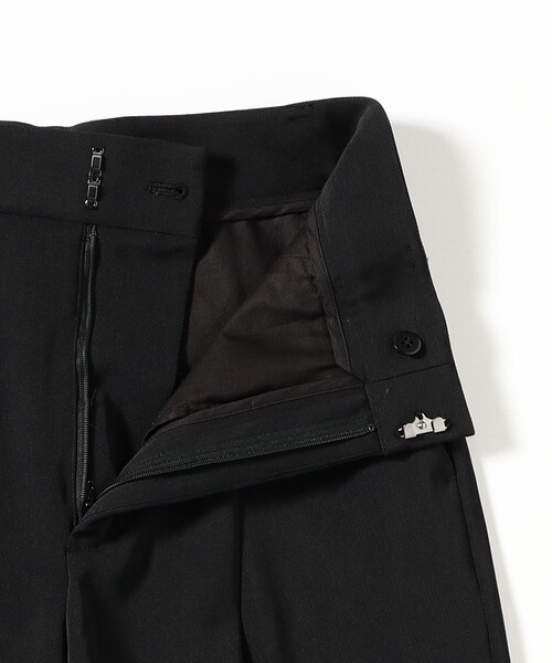 Demi-Luxe BEAMS(デミルクス ビームス)の「【6/11値下げ】セミワイド 1タックパンツ(スラックス・レディース・ブラック/ベージュ・36/38)」の14枚目の写真