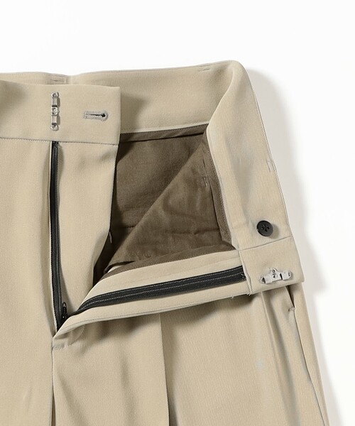 Demi-Luxe BEAMS(デミルクス ビームス)の「【6/11値下げ】セミワイド 1タックパンツ(スラックス・レディース・ブラック/ベージュ・36/38)」の19枚目の写真
