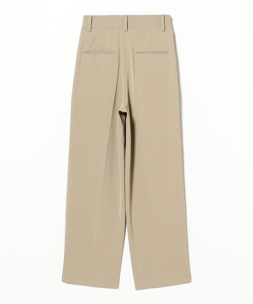 Demi-Luxe BEAMS(デミルクス ビームス)の「【6/11値下げ】セミワイド 1タックパンツ(スラックス・レディース・ブラック/ベージュ・36/38)」の21枚目の写真