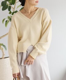 RIVE DROITE | 【鮮度抜群】ギャザースリーブオーバーニット(ニット/セーター)
