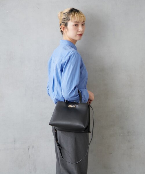 BIRTHDAY BAR(バースデイバー)の「【cache cache カシュカシュ】三層2wayトートバッグ(トートバッグ・レディース・ベージュ/ブラック・0)」の3枚目の写真