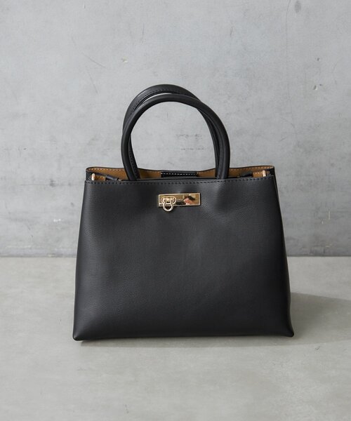 BIRTHDAY BAR(バースデイバー)の「【cache cache カシュカシュ】三層2wayトートバッグ(トートバッグ・レディース・ベージュ/ブラック・0)」の10枚目の写真