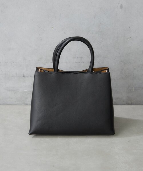 BIRTHDAY BAR(バースデイバー)の「【cache cache カシュカシュ】三層2wayトートバッグ(トートバッグ・レディース・ベージュ/ブラック・0)」の12枚目の写真